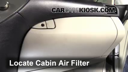 2010 Lexus RX350 3.5L V6 Filtro de aire (interior) Cambio